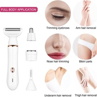 4-in-1 Electric Lady Shaver Kit - Rechargeable and Portable Grooming Solution thumbnail