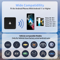 Car Wireless Android Auto Adapter - Transform Wired to Wireless, Bluetooth 5.0 & 5G WiFi thumbnail