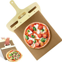 Non-Stick Flexible Pizza Peel with Handle - Perfect for Baking and Serving, 12 inches 52.5cm*35cm thumbnail
