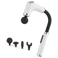 Long-Handle Percussion Massage Gun - Adjustable Speed Muscle Relaxation Device( Four Massage Heads) thumbnail