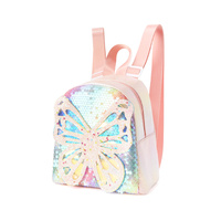 Glitter Butterfly Sequin Backpack - Sparkling Small Backpack for Kids thumbnail