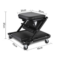 Heavy-Duty 36-Inch Mechanic Creeper - Multi-Functional Repair Board with Adjustable Height for Car Maintenance thumbnail
