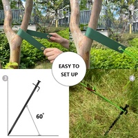 Black Spike Army Green Windscreens Heavy-Duty Tree Anchoring Kit - 9-Piece Set with Ground Stakes, Straps, and Ropes thumbnail