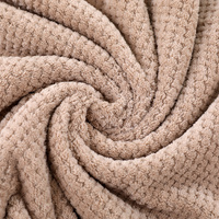 Light Brown Luxury White Bath Towel and Hand Towel Set - Ultra Soft and Absorbent thumbnail