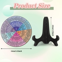 2 PCS for Each One Light Color Emotion Wheel and Control Circle with Display Stands for Personal Development thumbnail