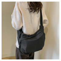 Black Stylish Olive Green Crossbody Bag with Adjustable Strap - Comfortable and Practical thumbnail