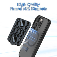 Rose-red Magnetic Phone Mount with High-Quality N52 Magnets - Strong, Durable, and Easy to Use thumbnail