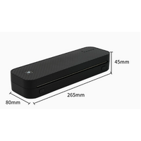 Black A4 Portable Thermal Printer for Android/iOS - Compact and Wireless, Supports Paper Width ≤ 216mm thumbnail