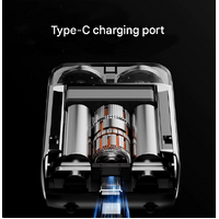 Orange Electric Shaver - Compact and Portable, USB Rechargeable with Digital Display, Ergonomic Design thumbnail