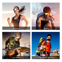 Black Smart Bluetooth Sports Glasses - Ergonomic Design with Soft Nose Bridge, HD Audio, UV Protection thumbnail