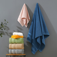 Blue Luxury 100% Cotton Bath Towel - 70x140cm Soft & Absorbent 380g Towel thumbnail