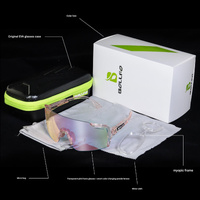 Pink Gradient Lens Lightweight UV400 Photochromic Cycling Glasses, Anti-Wind Protective Sunglasses for Outdoor Sports thumbnail
