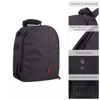 Red Lining Water-Resistant DSLR Camera Backpack with Tripod Holder, Lightweight and Spacious Photography Bag for Outdoor Use(Camera and accessories ar thumbnail