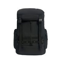 Black Trendy Street Style Backpack - Large Capacity for Hiking, Students & Everyday Use thumbnail