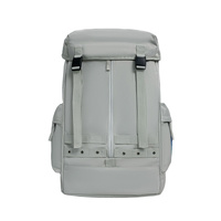 Grey Trendy Street Style Backpack - Large Capacity for Hiking, Students & Everyday Use thumbnail