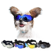 Silver Lenses Pet Sunglasses for Dogs and Cats - UV Protection, Adjustable Strap, Anti-Wind and Anti-Fog Pet Goggles thumbnail