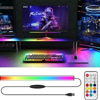 2 Pcs RGB LED Gaming Light Bar - Dual Color Temperature & Adjustable RGB Effects, USB-Powered Backlight for Monitors, Remote & Button Control, 30cm Li thumbnail