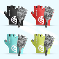 Size XL Black Breathable Half-Finger Cycling Gloves - Anti-Slip, Shockproof, and Durable for Men & Women thumbnail