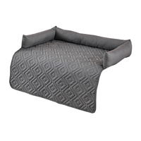 90*90CM Black Waterproof & Scratch-Resistant Pet Sofa Protector Mat with Pillow | Cat & Dog Bed, Washable, All-Season thumbnail