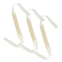 Off White 3 Sticks  No-Heat Hair Curling Ribbon Kit - Silk Ribbon Curling Wand for Sleep-in Styling thumbnail