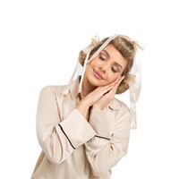 Black 3 Sticks  No-Heat Hair Curling Ribbon Kit - Silk Ribbon Curling Wand for Sleep-in Styling thumbnail