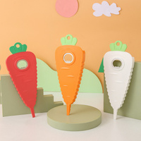 2 Pcs Orange Carrot-Shaped Multi-Function Bottle Opener – Versatile Kitchen Tool for Jars, Cans, and Bottles thumbnail