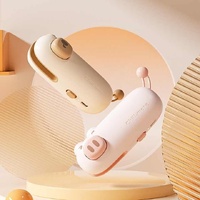 2 Pcs Pink Pig Mini Handheld Heat Sealing Machine for Food Bags – Compact, Portable, USB Rechargeable thumbnail