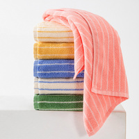 Blue Soft and Absorbent Cotton Towel Set | 3-Piece Luxury Bath Towels - Ideal for Adults, Face & Bath Towels thumbnail