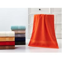 Bright Orange Premium Thick Cotton Bath Towel for Adults - Soft and Absorbent Bathroom Towel thumbnail