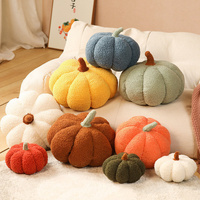 White 2-PCS 30cm Creative Plush Pumpkin Pillow for Sofa, Window Seat & Living Room Decoration thumbnail