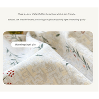 Funny Alphabet Thick Brushed Cotton 4-Piece Bed Sheet Set (1.5m Bed) - Fits 200x230cm Duvet thumbnail