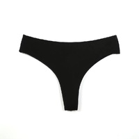 3 pcs Women's Low Waist Cotton Sexy Thong Underwear size L thumbnail