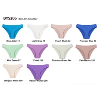 4 pcs Blue Aster High-Waisted Cotton Bikini Briefs for Women, Slim Fit & Comfortable L Size thumbnail