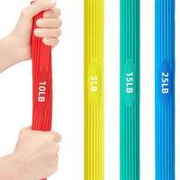 Multifunctional Resistance Bar Set | Yoga Fitness Toning Tool, Muscle Relaxation, Grip Strength Improvement | 4-Piece Set with Stretching and Recovery thumbnail