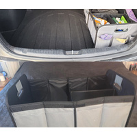 Foldable Fabric Car Trunk Organizer - Collapsible Storage Box for Vehicle Organization 60x37x31cm thumbnail