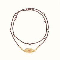 Mystical Tarot Charm Necklace - Boho Pendant(Red love heart) thumbnail