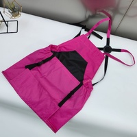 Rose red Harvesting Apron - Outdoor Picking Bag, Gardening Tool Apron, Large Pocket Release Design thumbnail