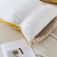 Pair of Gray pattern Tied Cotton Gauze Pillow Cover - Secure Fit, Premium Comfort (Insert Not Included) thumbnail