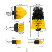 Electric Drill Brush Set - Multi-Purpose Cleaning Power for Sinks, Tiles & Car Wheels(Drill not included) thumbnail