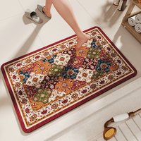 Non-Slip Diatomaceous Earth Bath Mat - Quick-Dry, Durable Toilet Rug 50x80cm thumbnail