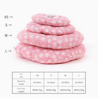 2 pcs Strawberry Soft Pet Recovery Collar - Comfortable Anti-Lick Cone for Cats & Dogs Size XS thumbnail