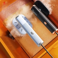 White Mini USB Handheld Steamer & Iron Combo - Compact Portable Garment Steamer for Travel & Home Use thumbnail