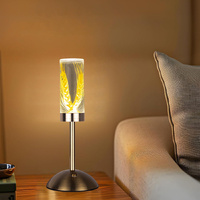 Wheat Ears Eternal Flower Acrylic Table Lamp - Color-Changing LED, USB Rechargeable, Touch Control thumbnail