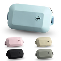 Black Silicone Pet Treat Pouch for Dog Training - Portable Waist Bag with Waste Bag Holder thumbnail