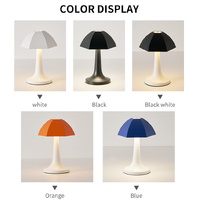 White Nordic Umbrella Mushroom Table Lamp - Dimmable Ambient Light thumbnail