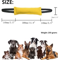 Red Durable 2-Pack Tug-of-War Dog Training Toy - Tear-Resistant, Safe & Interactive for All Breeds thumbnail