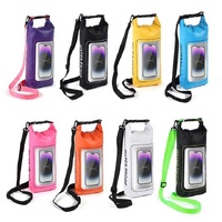 White 2L Waterproof Phone Pouch - Multi-Functional PVC Dry Bag for Swimming and Water Activities thumbnail