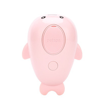 2 PCS Pink Dolphin Electric Pet Brush | One-Click Spray, Massage, & Hair Removal thumbnail