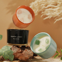 3 PCS (Gardenia)Macaron Crystal Stone Scented Candle - Aromatherapy Gift thumbnail