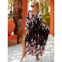 Style 8 Loose Fit Caftan Dress - Resort Style Beach Coverup for Women thumbnail